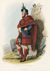Mac Donald von Keppagh, aus Die Clans der schottischen Highlands, veröffentlicht 1845